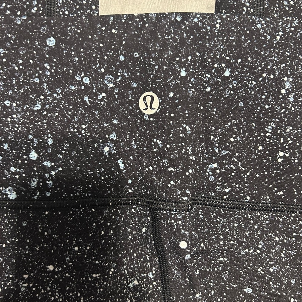 Lululemon Black and White Speckled Leggings